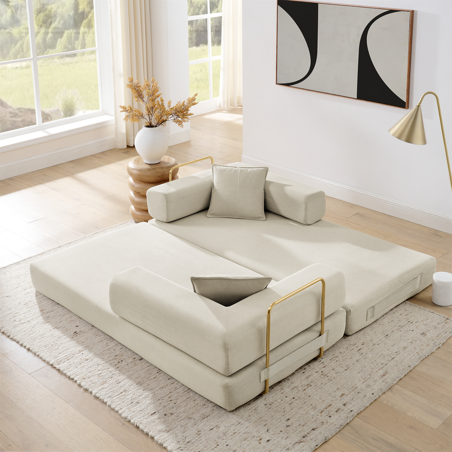 Convertible Sofa Bed, Fold-Out Couch