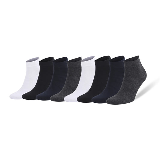 8 Pair Low Cut Ankle Socks for Men