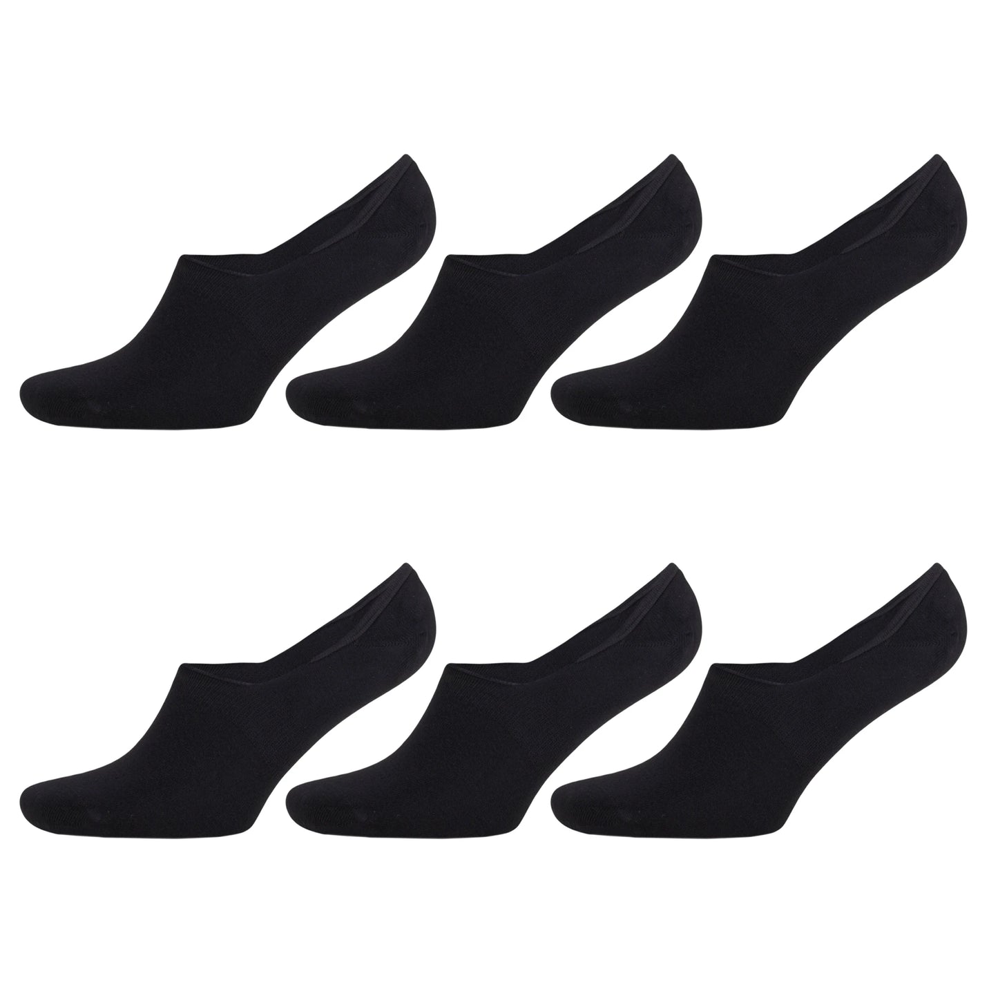6 Pairs Men No Show Invisible Socks