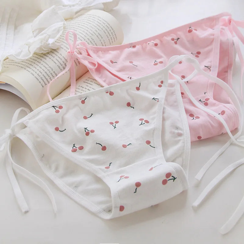 5pcs lace Low Waist Briefs Young Girl Teenagers