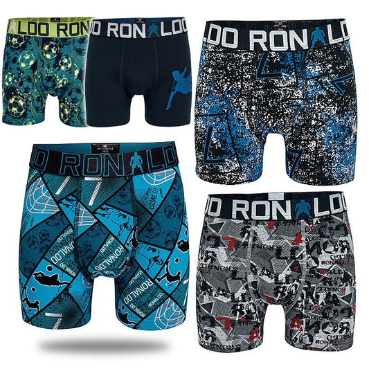 6Pieces Portugal Football Star Boys Multipack Boxers