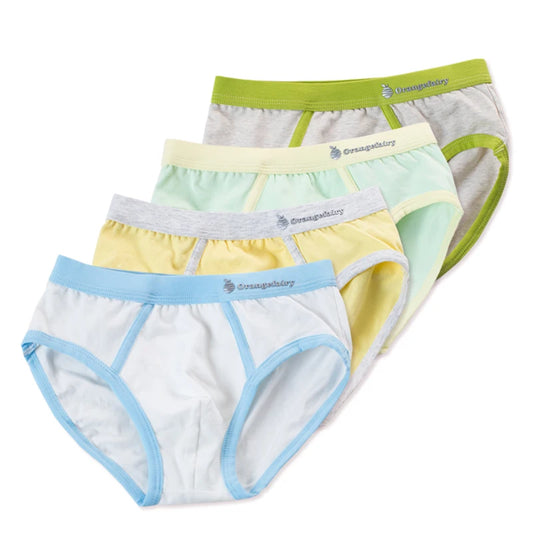 4 Pcs Boy Briefs Underwear Cotton Breathable