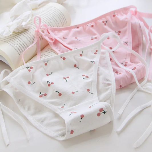 5pcs lace Low Waist Briefs Young Girl Teenagers