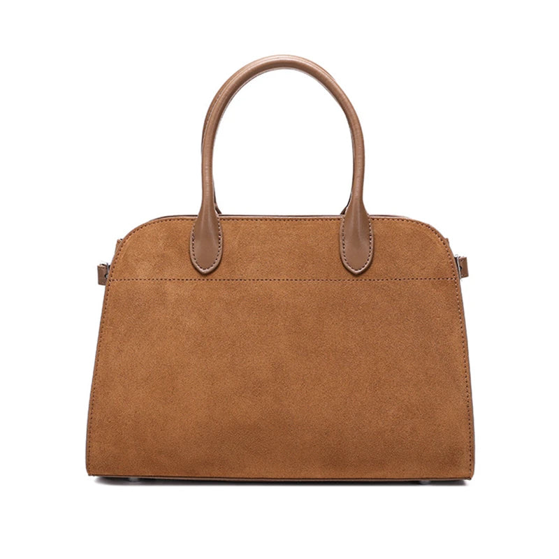 Hifashion Suede Genuine Leather Tote For Women