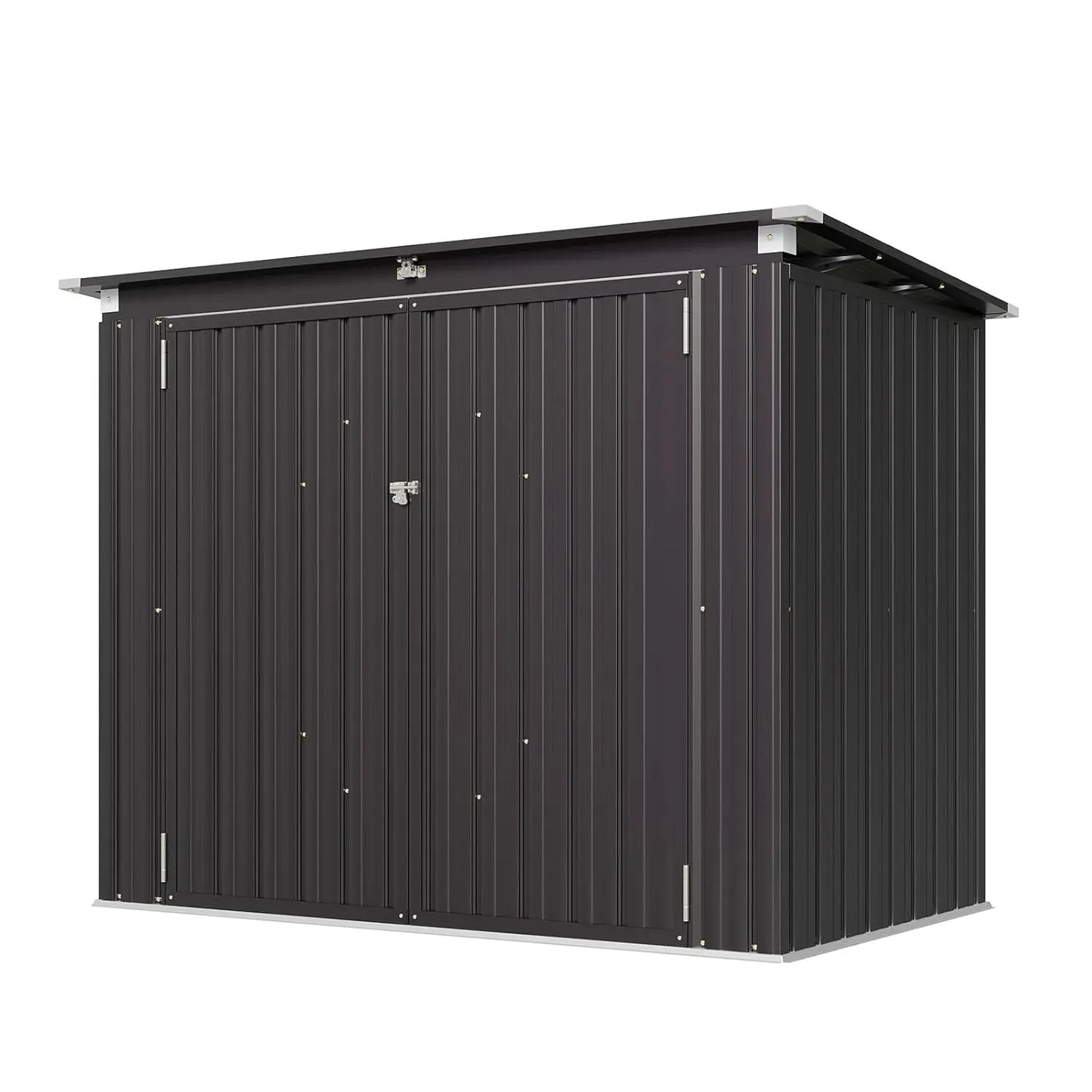 Metal Outdoor Storage Shed with Chain Lid