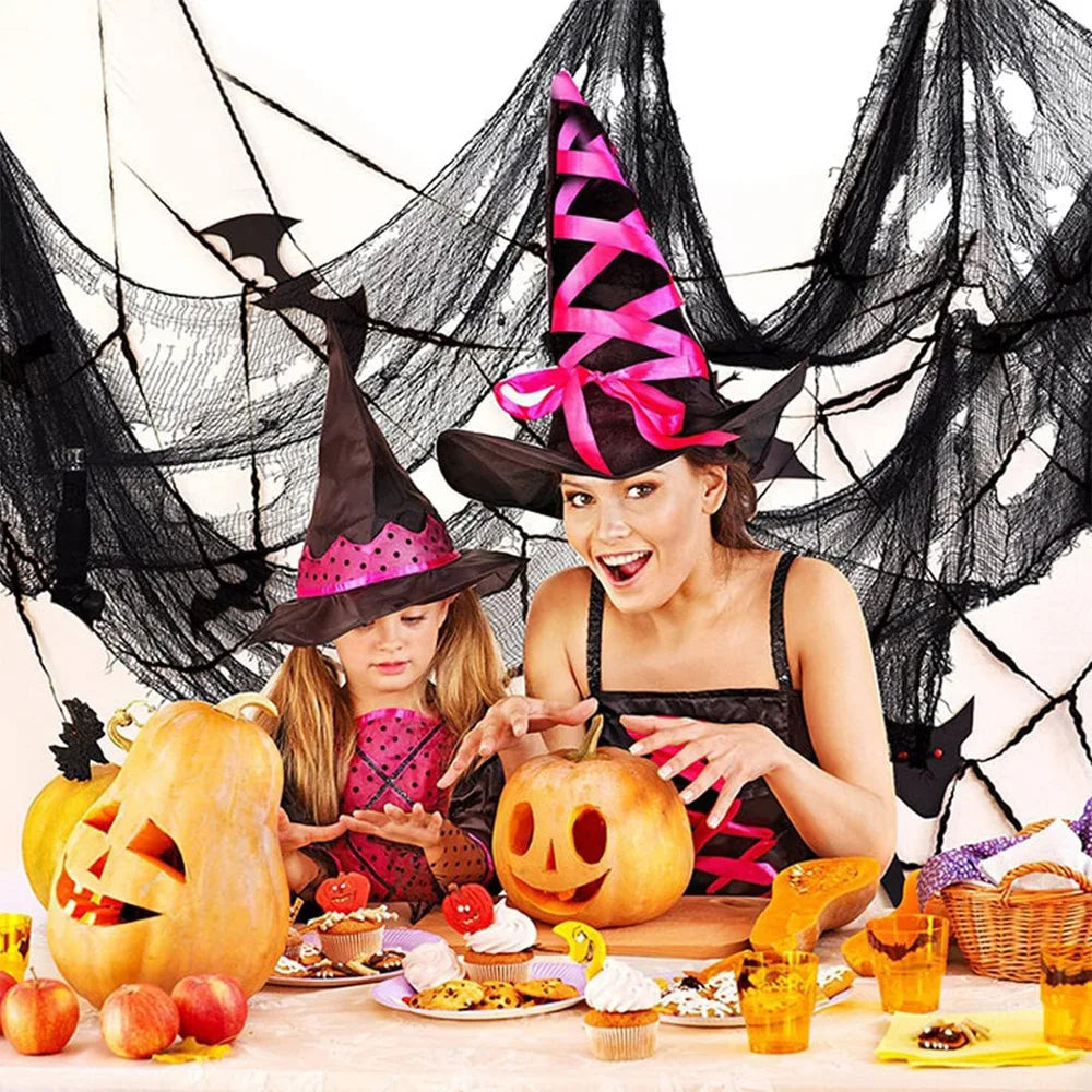 Horror Bloodstained Indoor Spooky Black Spider Web