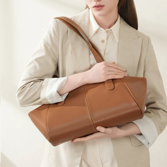 Genuine Leather Underarm Shoulder Bags For Women