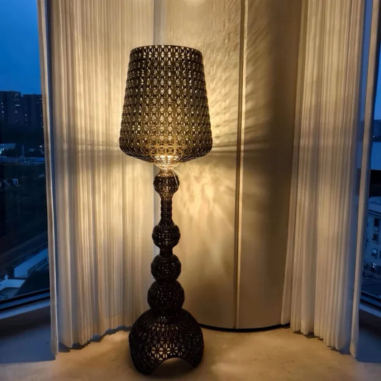 Italian Designer's Creative Hollowed Out Floor Lamp