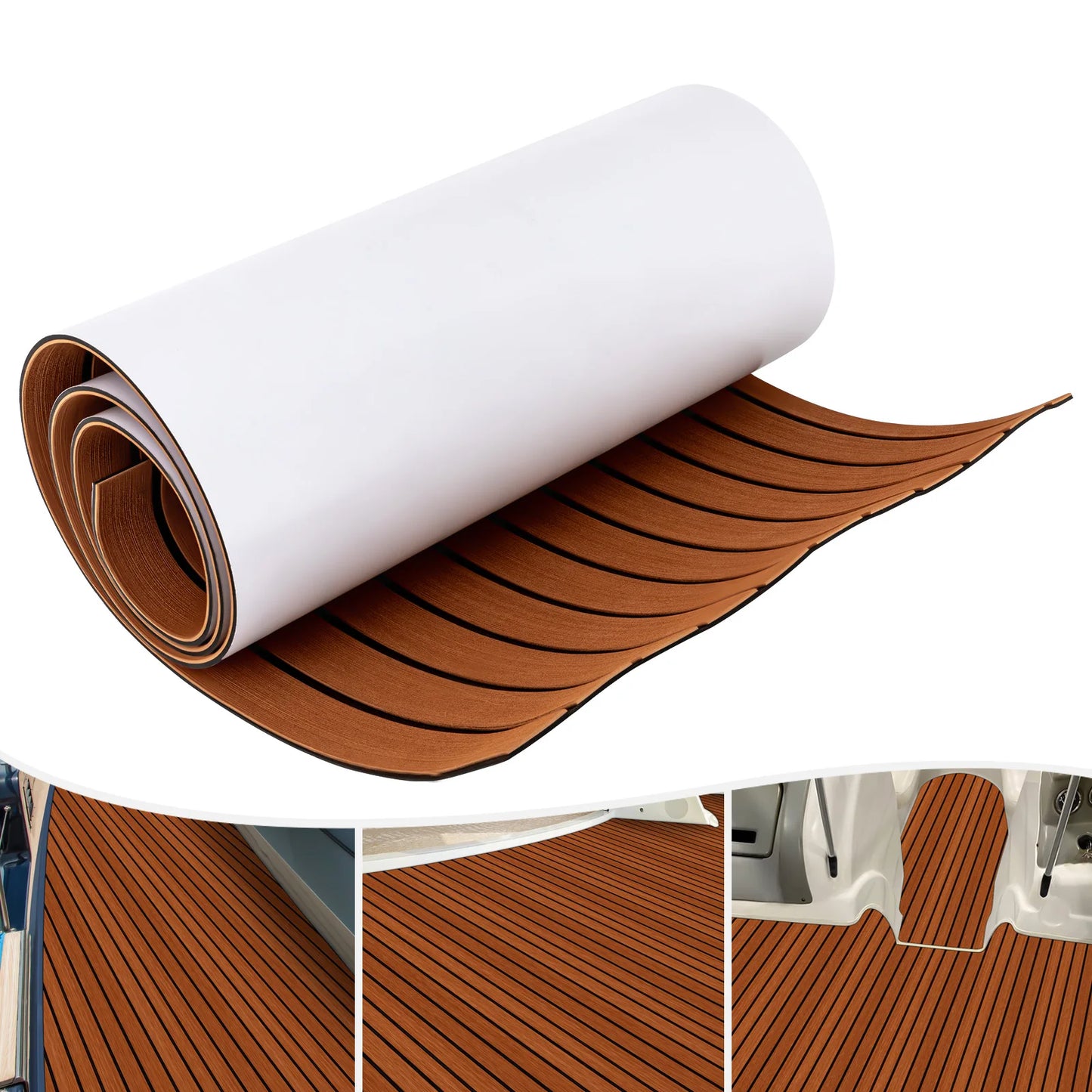 EVA Foam Decking Sheet Faux Teak Marine Mat