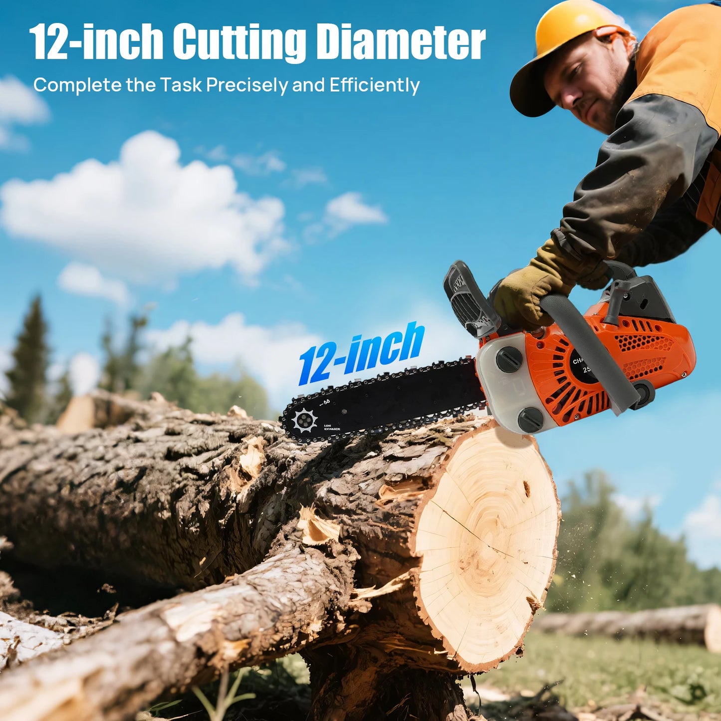 Chainsaw,  2-Stroke Engine, Guide Plate Cover