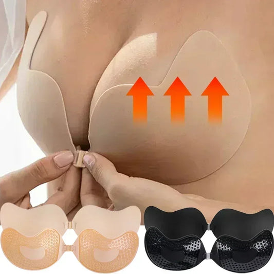 Invisible Push Up Bra for Women Backless Strapless