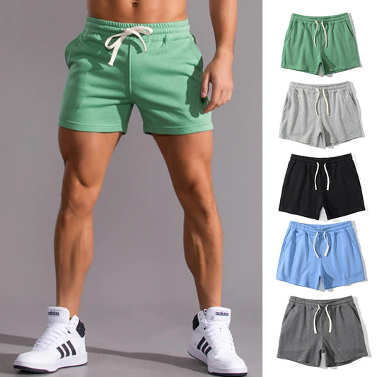 Men's Casual Cotton Basketball Shorts Sport Fitness