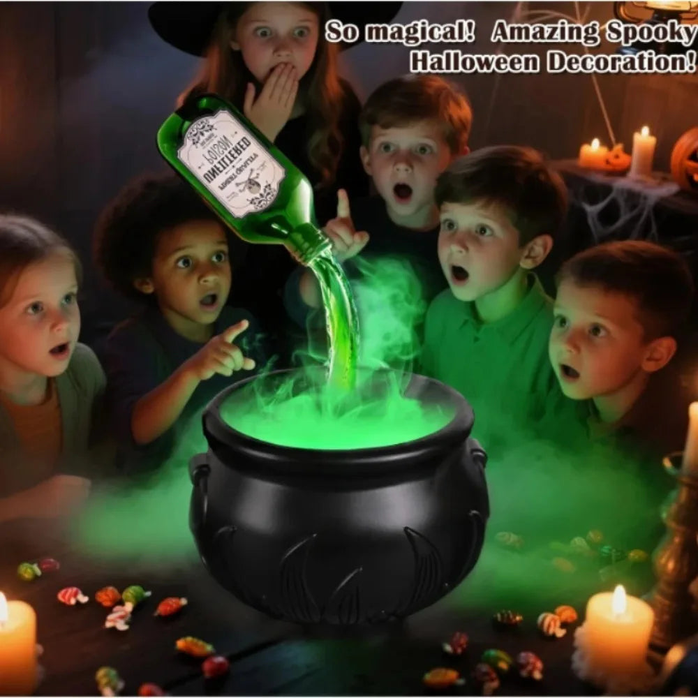 Home Decor Witch Cauldron Fog Machine