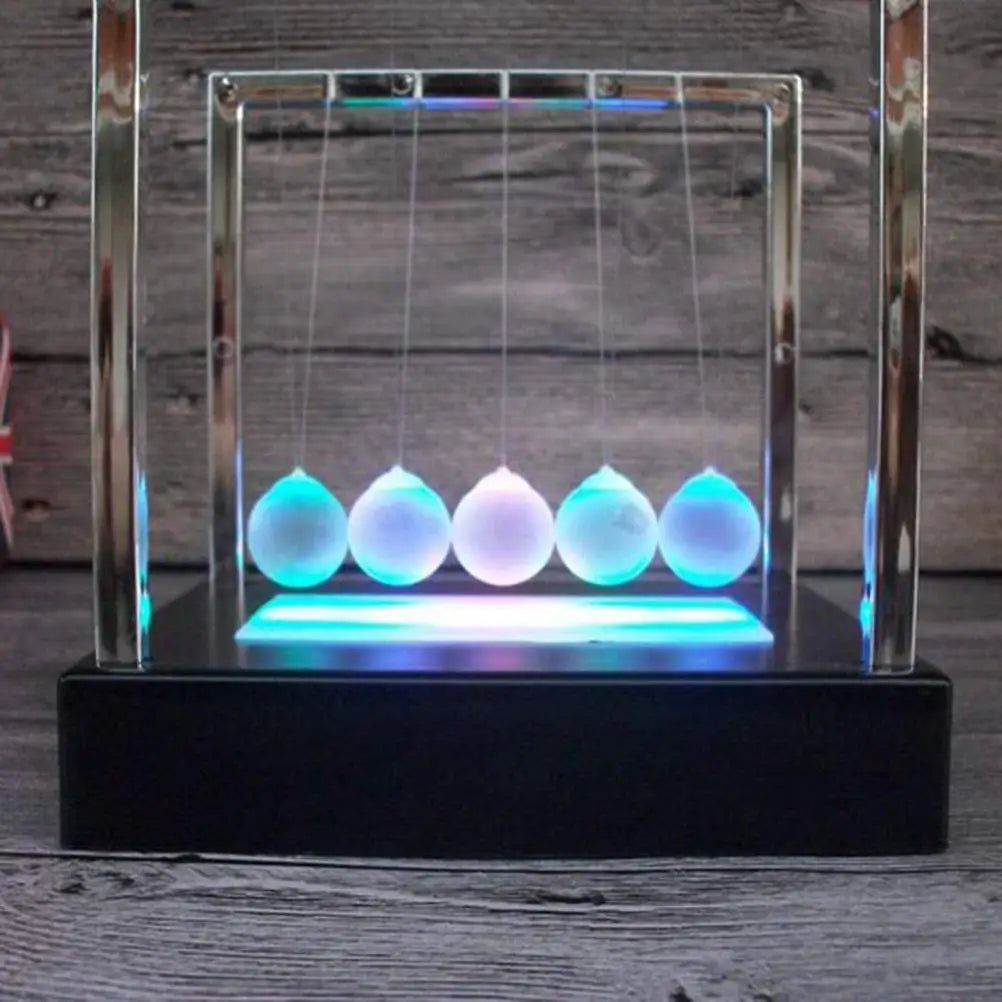 LED Light Up Newtons Science Balance Balls
