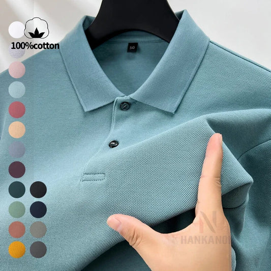 Men Polo Shirt, Leisure Long Sleeve, Breathable