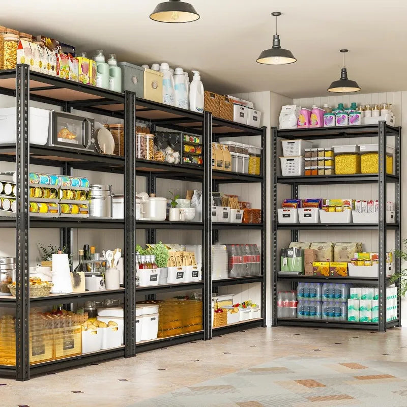2020LBS Storage Shelves 5 Tier Heavy Duty, Adjustable