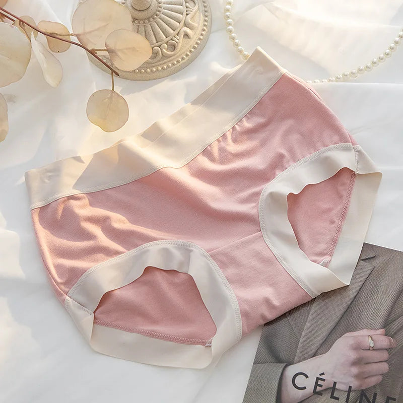 5 Pcs Young Teen Girl Middle Waist Briefs Panties