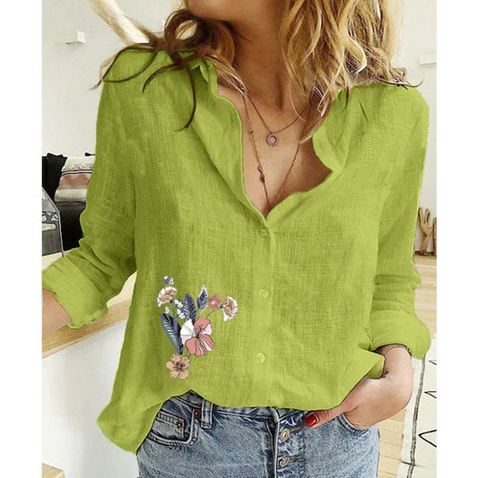 Women Cotton Linen Casual Fashion Elegant Streetwear