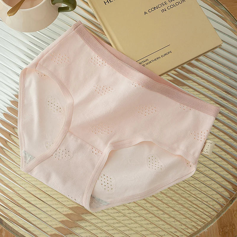 6pc Cotton Girl middle Waist BriefTeenagers