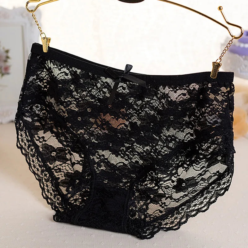10 Pcs New Girls Low Waist Briefs Undunderwear Teenage Transparent