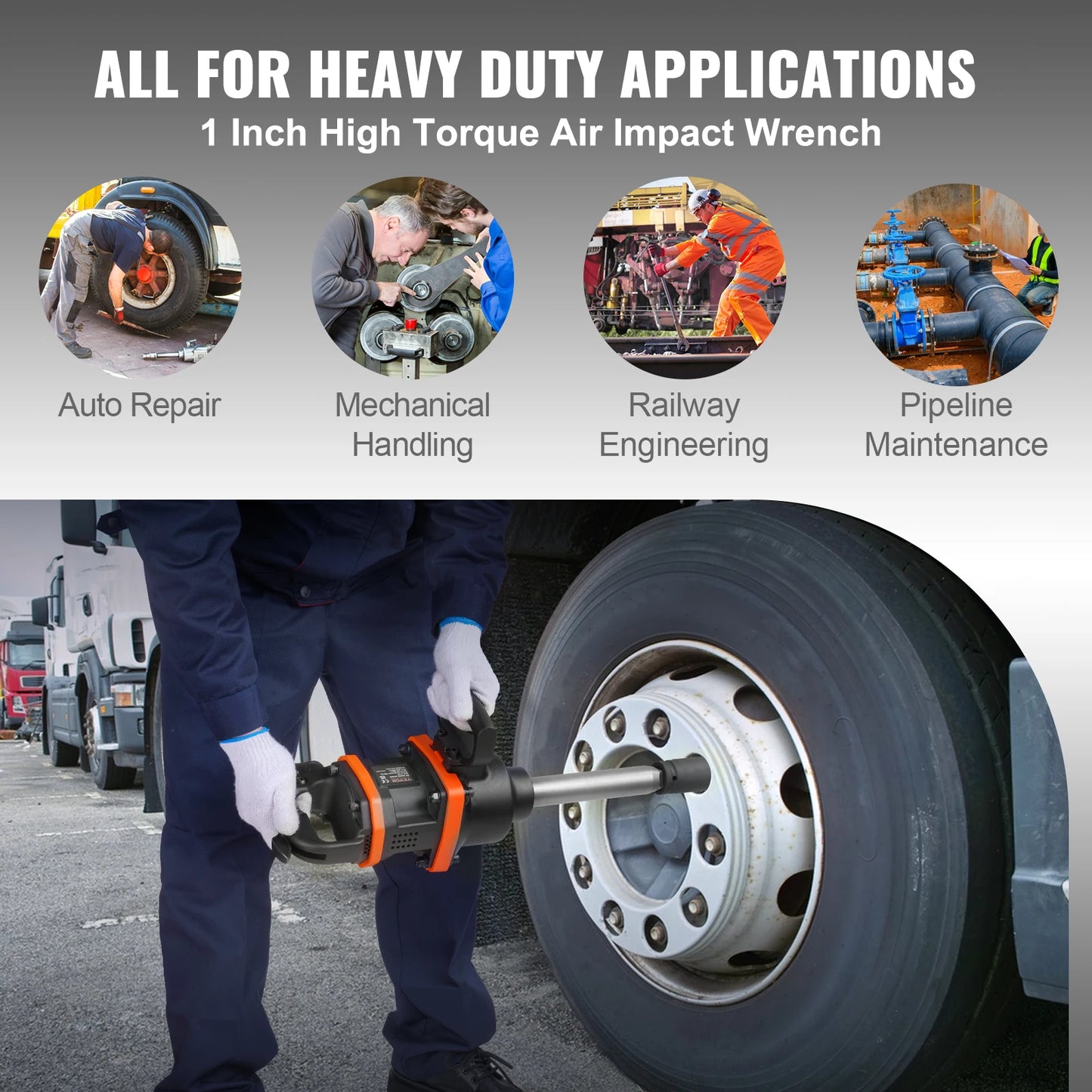 SucceBuy Impact Wrench High Reverse Torque