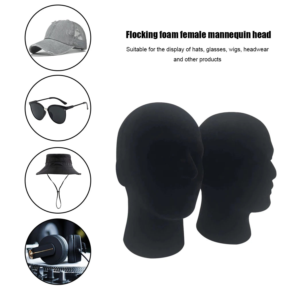 Man Mannequin Head Model Displaying Stand