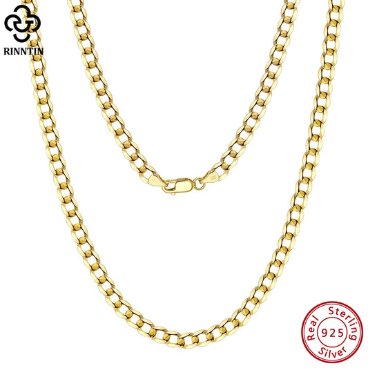 Italian Diamond Cut Cuban Link Chain Necklace