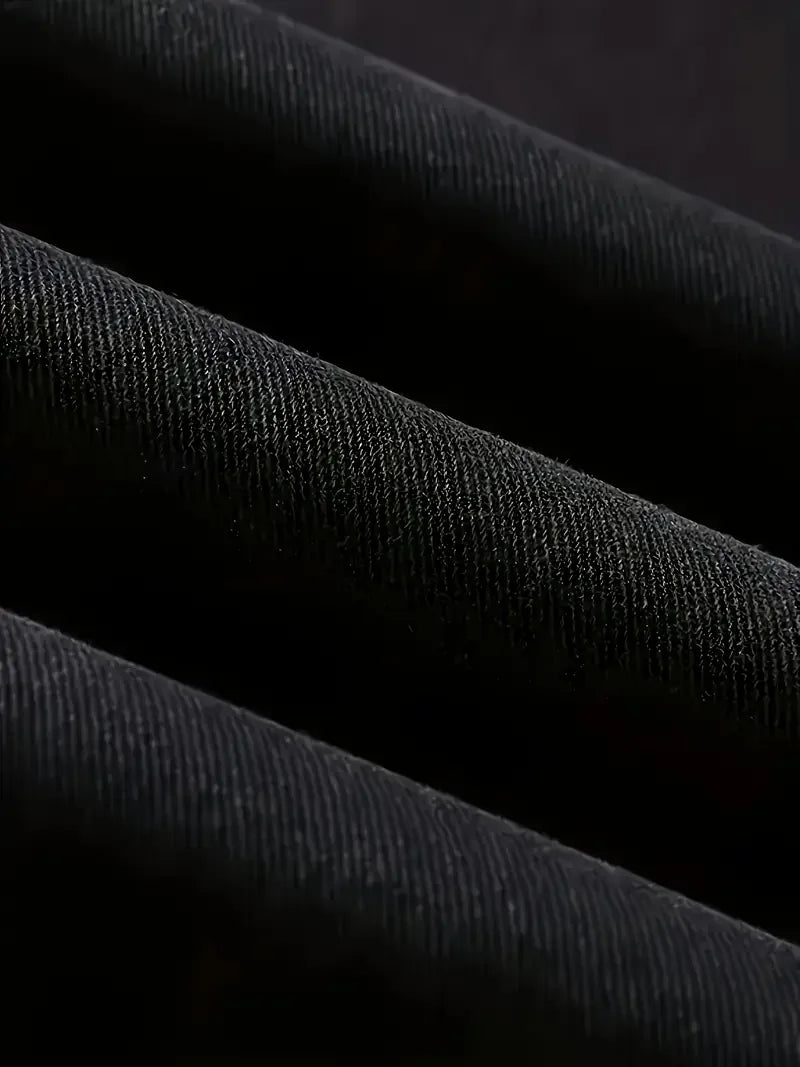 Classic Black Denim Jeans Regular Fit
