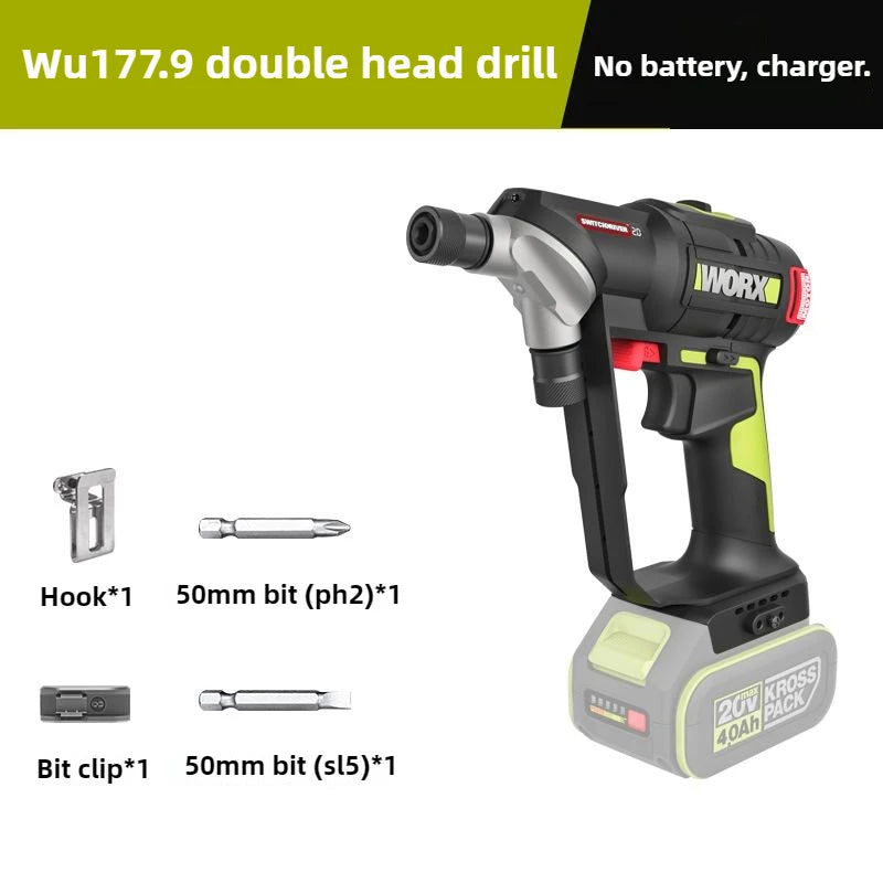Worx 1/4 Inch Electric Impact Drill  Double Headed