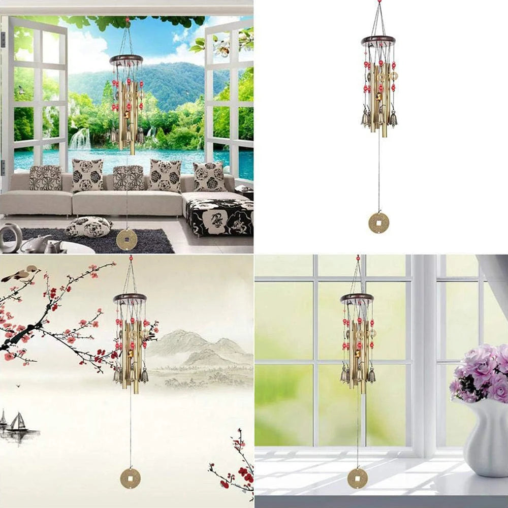 Metal Wind Chime Bells Outdoor Garden Home