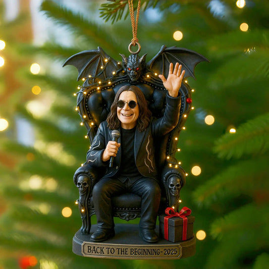 Ozzy Osbourne Back to The Beginning Ornament