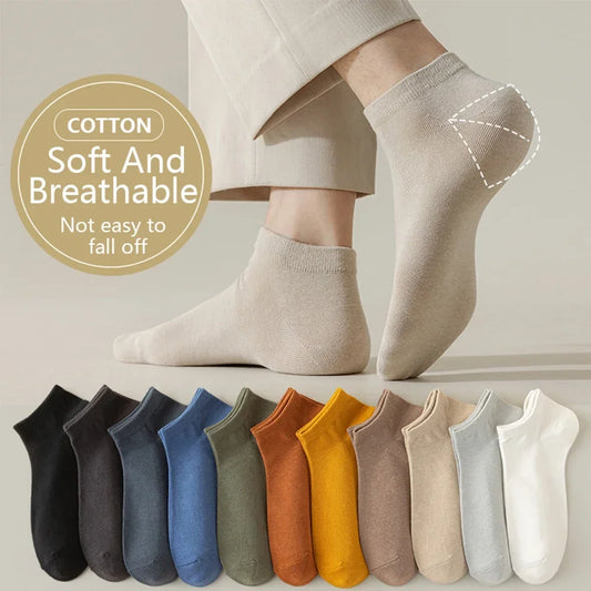 5 PairsMen Business Ankle Dress Socks