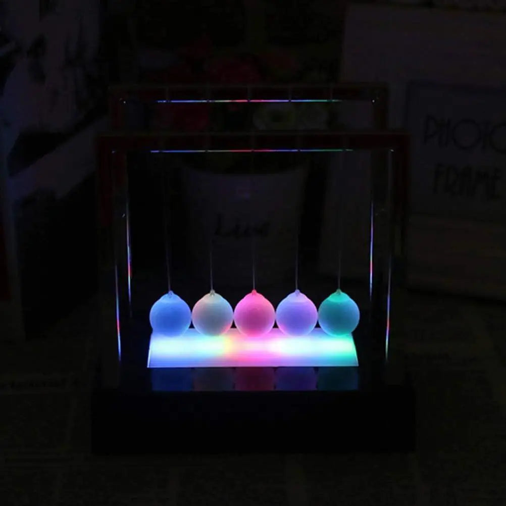 LED Light Up Newtons Science Balance Balls