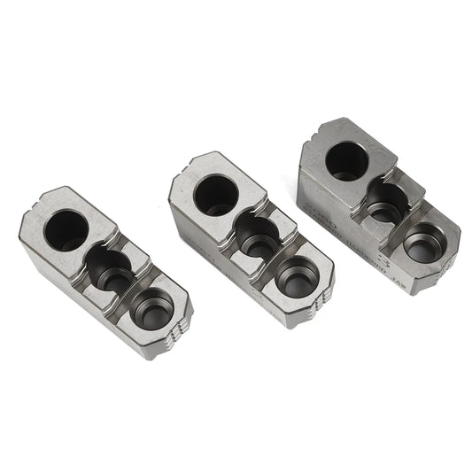 3 Pcs 8'' Hard Jaws For Kitagawa Lathe Chuck