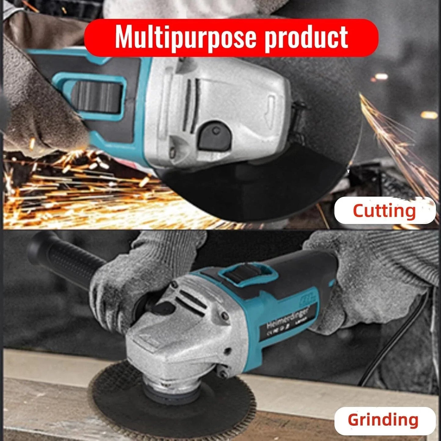 Cordless Power Angle Grinder Rechargeable