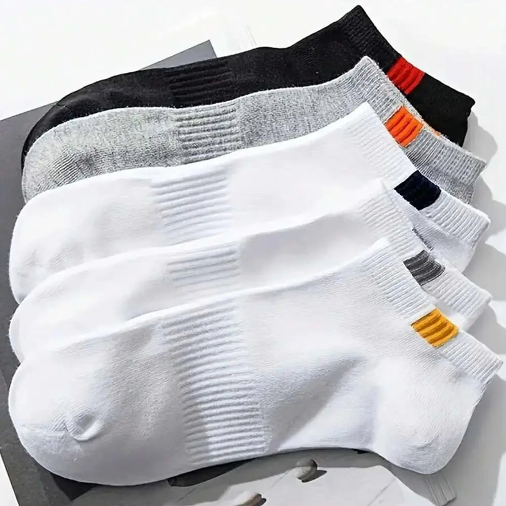 5 Pairs Low Tube Men Sport Socks