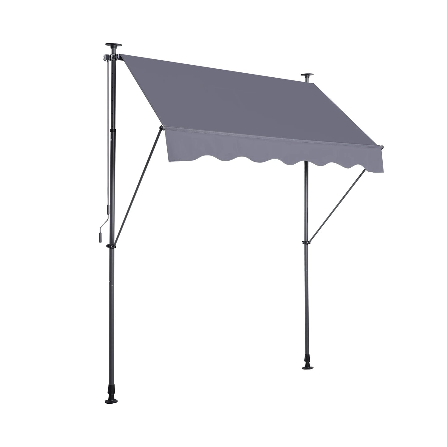 Manual Retractable Awning Outdoor Sun Shade Cover