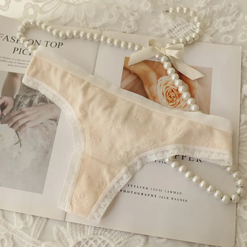 5 Pcs Young Teen Girl Low Waist Breathable Panties