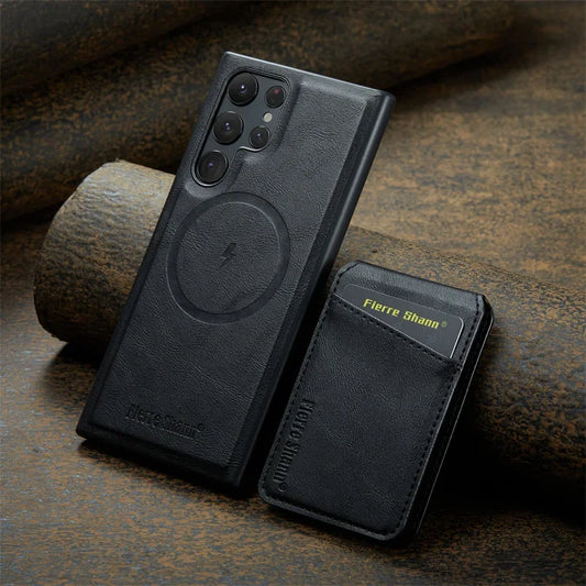 Magnetic Leather Flip Phone Case for Samsung