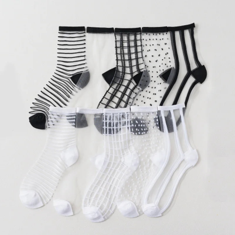 5 pairs Womens Fashion Ankle Socks