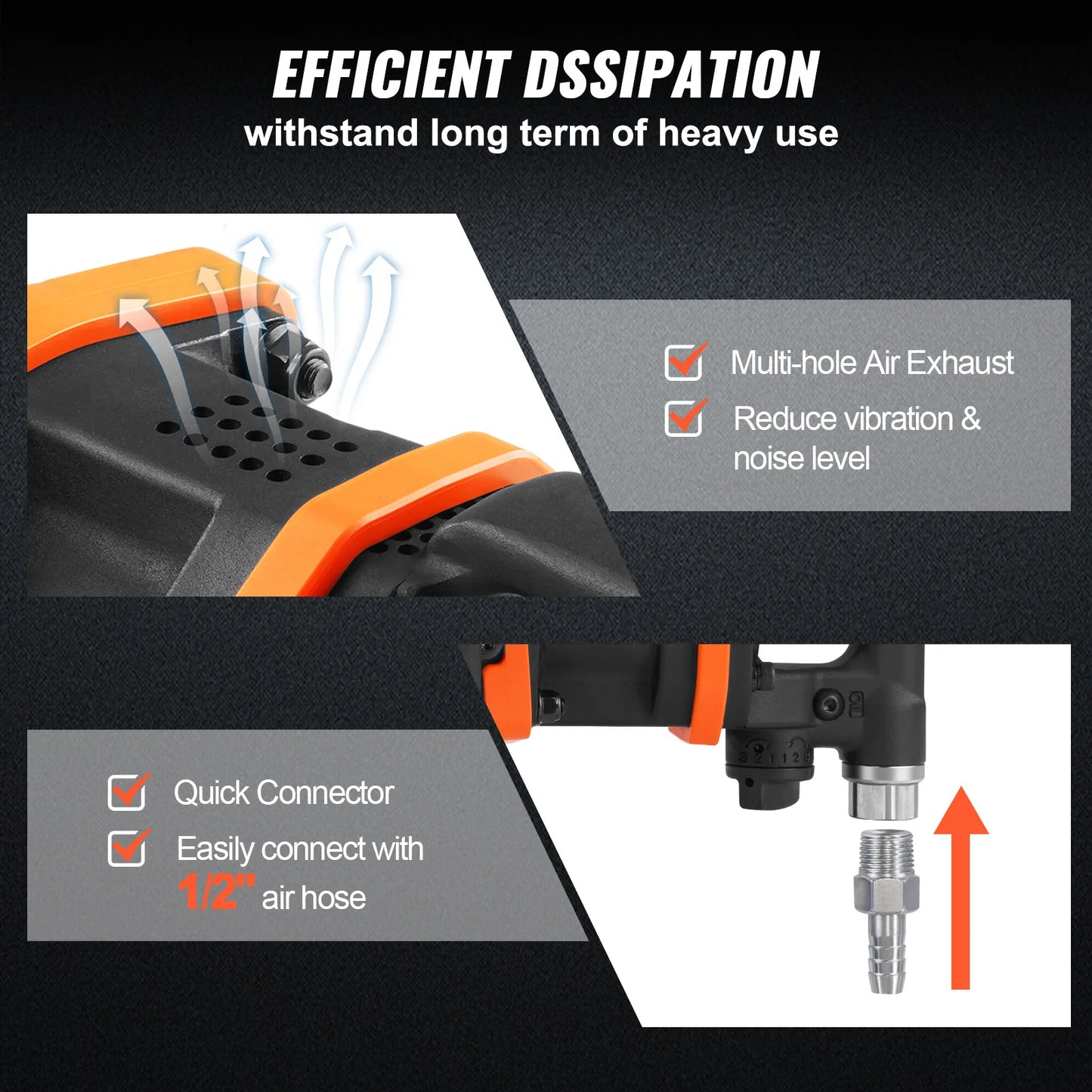 SucceBuy Impact Wrench High Reverse Torque