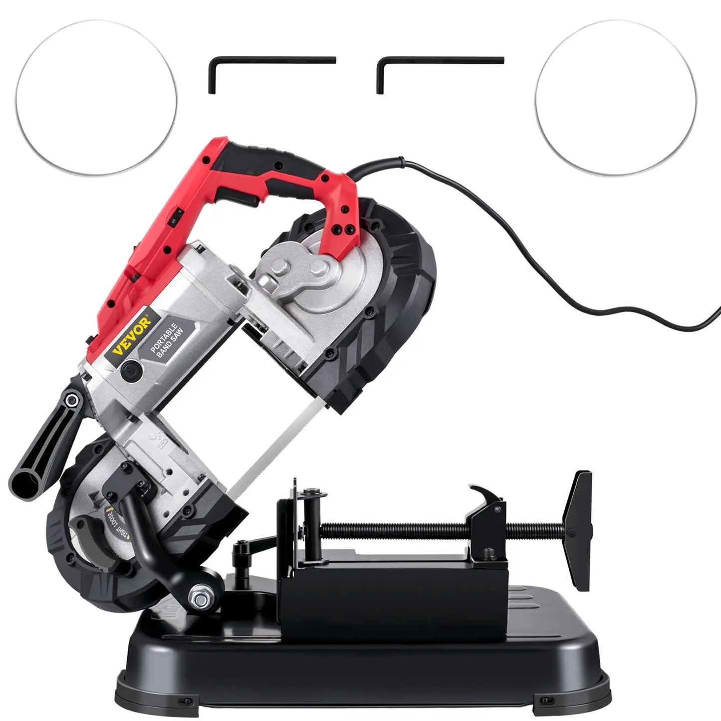 Portable BandSaw 5Inch Cutting Capacity Cordless Variable Speed