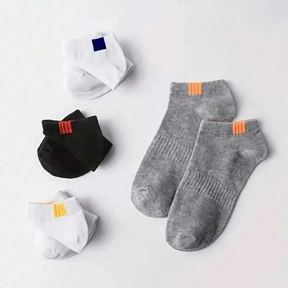 5 Pairs Low Tube Men Sport Socks