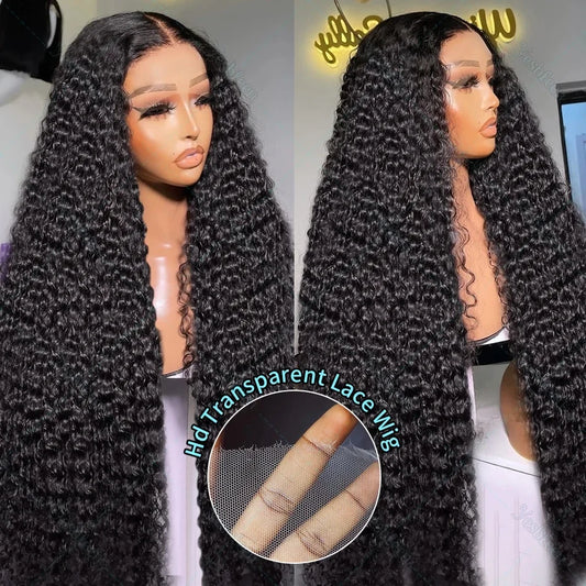 Lace Front Human Hair Wigs Deep Wave