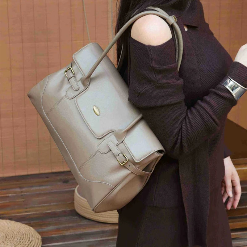 Genuine Leather Large Tote Handbags For Women