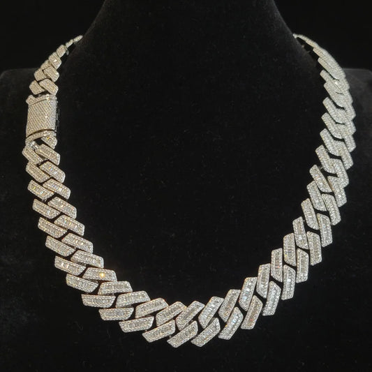 Fashion Square Design Cuban Link Chain Mens