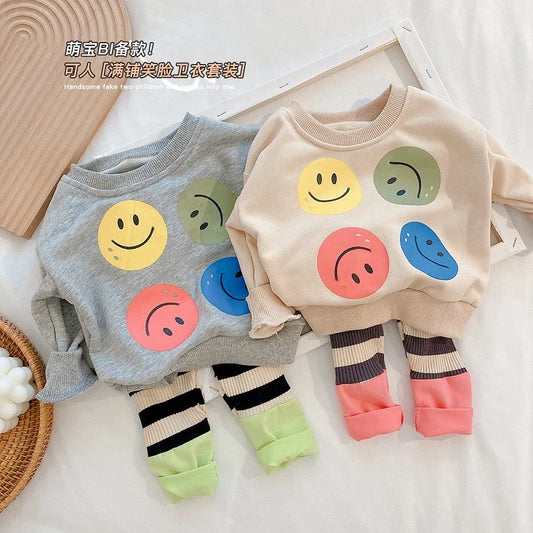 Cute Baby Boy/Girl Long Sleeve Round Neck Jumper