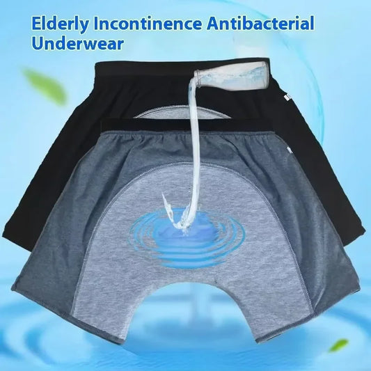 Washable Diapers Elderly Men Waterproof Boxers Underwear
