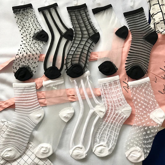 5 pairs Womens Fashion Ankle Socks