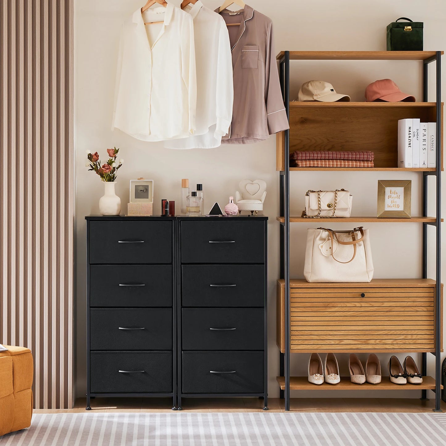 Fabric Living Room Cabinets Steel Frame